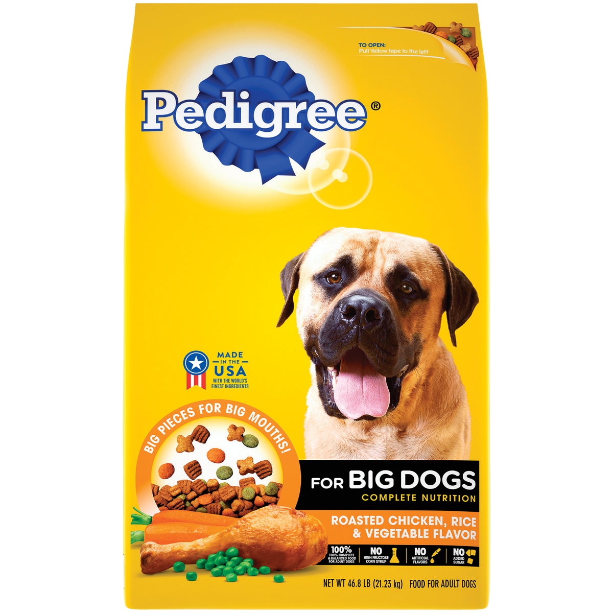 Pedigree Complete Nutrition 46.8 Lb. Roasted Chicken, Rice & Vegetable Large Breed Adult Dry Dog Food