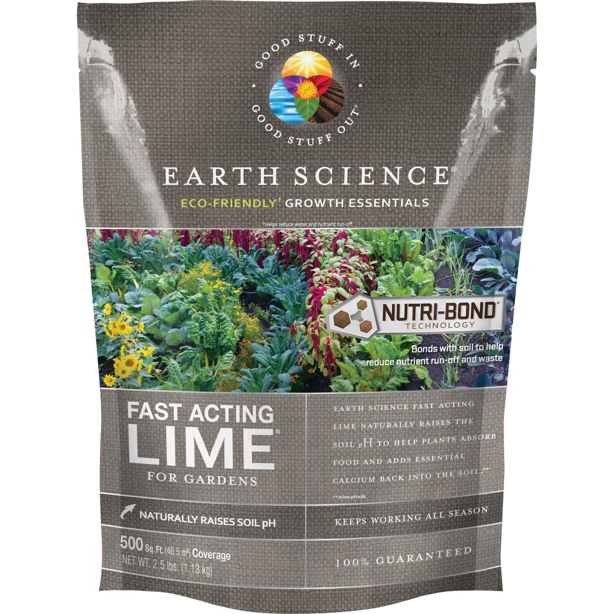 Earth Science Fast Acting 2.5 Lb. 500 Sq. Ft. Coverage Lime