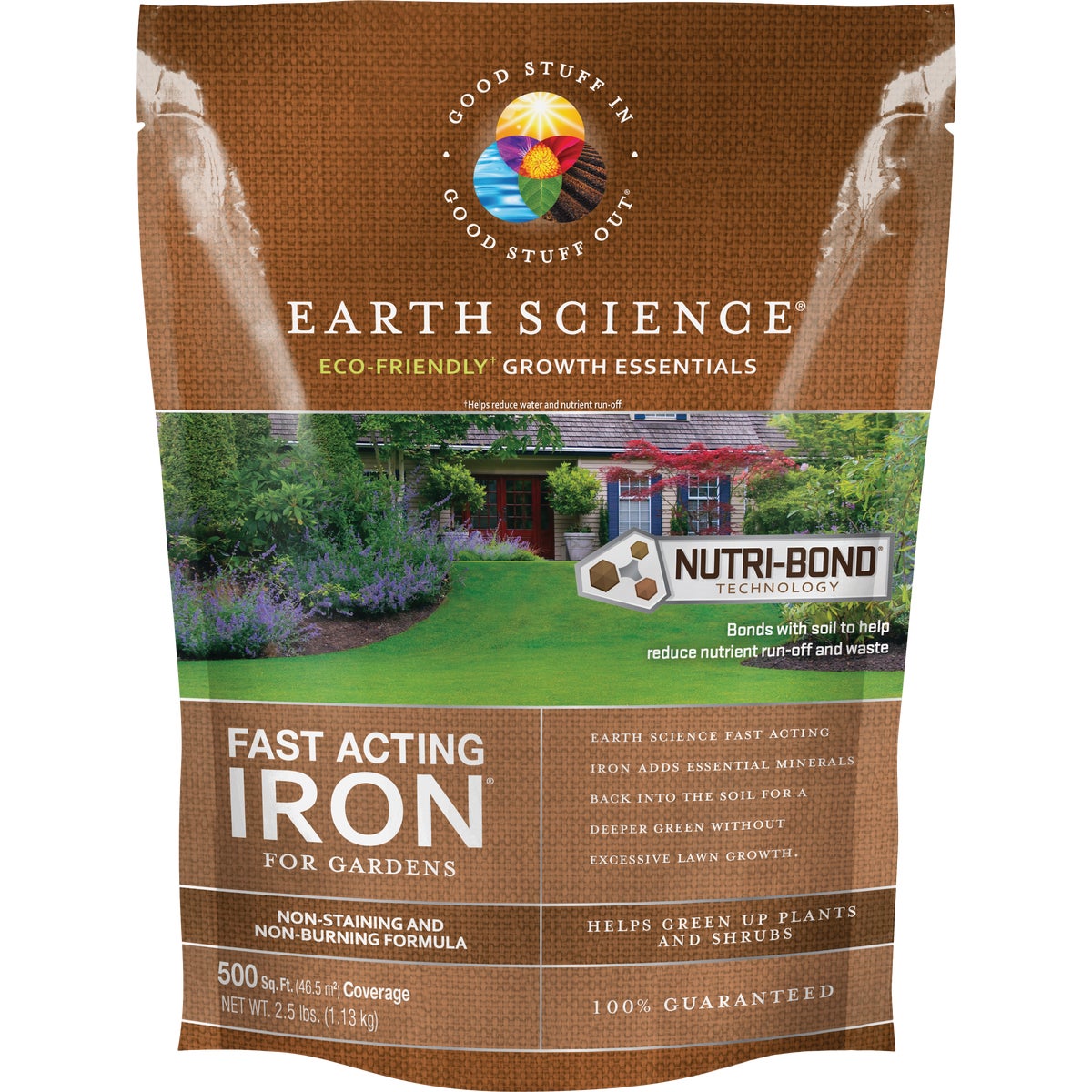 Earth Science Fast Acting 2.5 Lb. 1250 Sq. Ft. Coverage Iron & Soil Acidifier