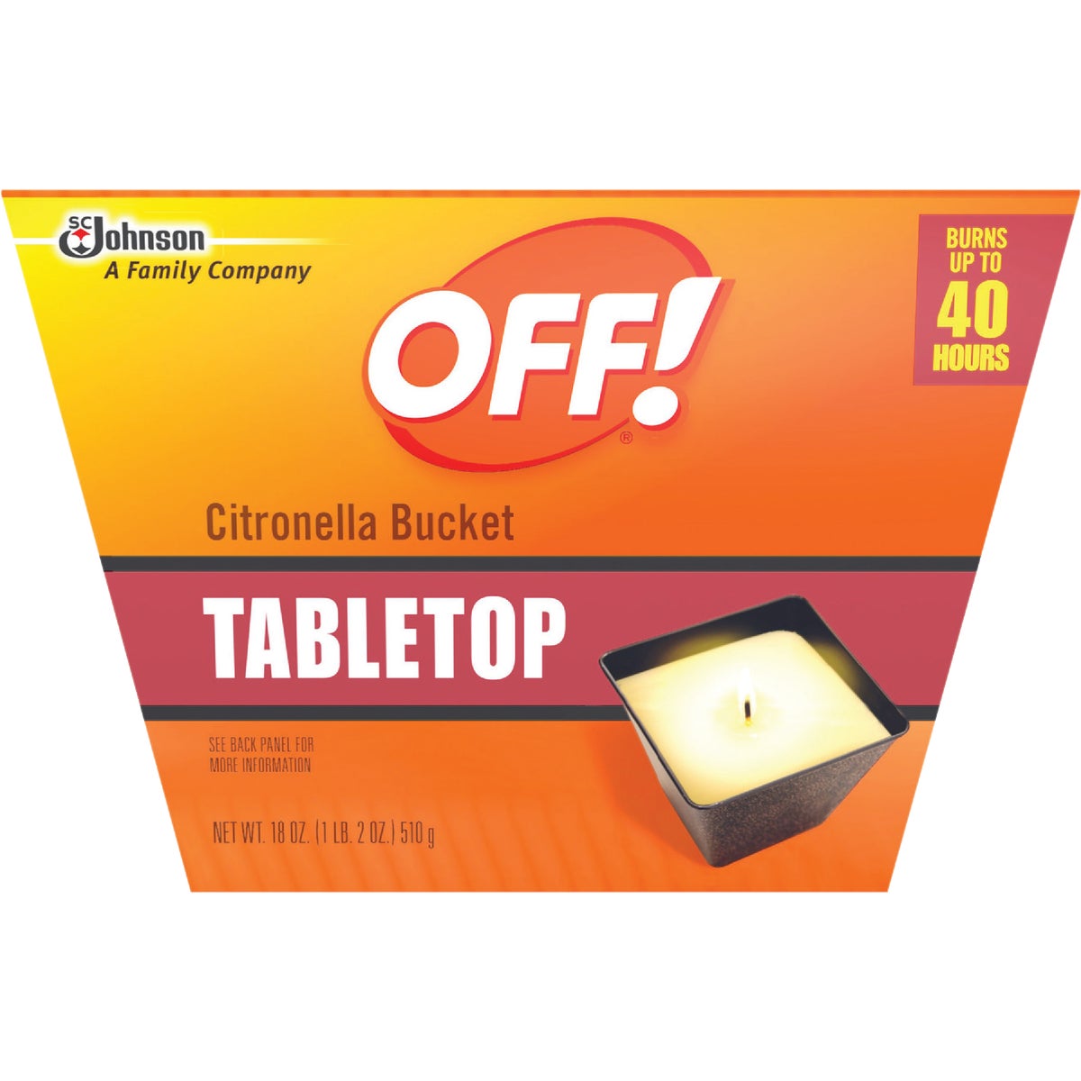 OFF! 18 Oz. 1-Wick Tabletop Citronella Candle