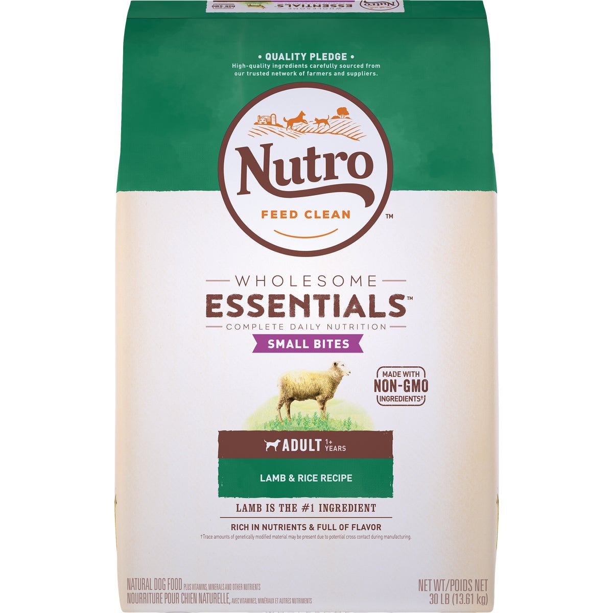 Nutro Wholesome Essentials Small Bite 30 Lb. Lamb & Rice Adult Dry Dog Food