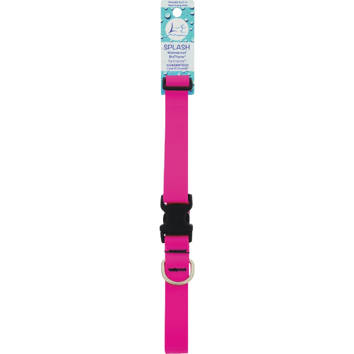Lupine 1 In. Neon Pink 16 to 28 In. Adjustable Collar