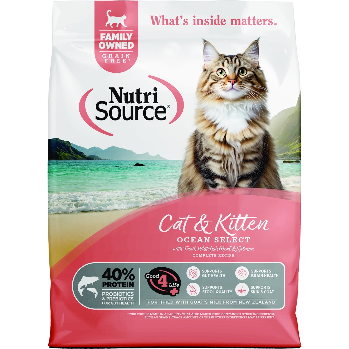 NutriSource 4 Lb. Ocean Select Recipe Grain Free Cat Food