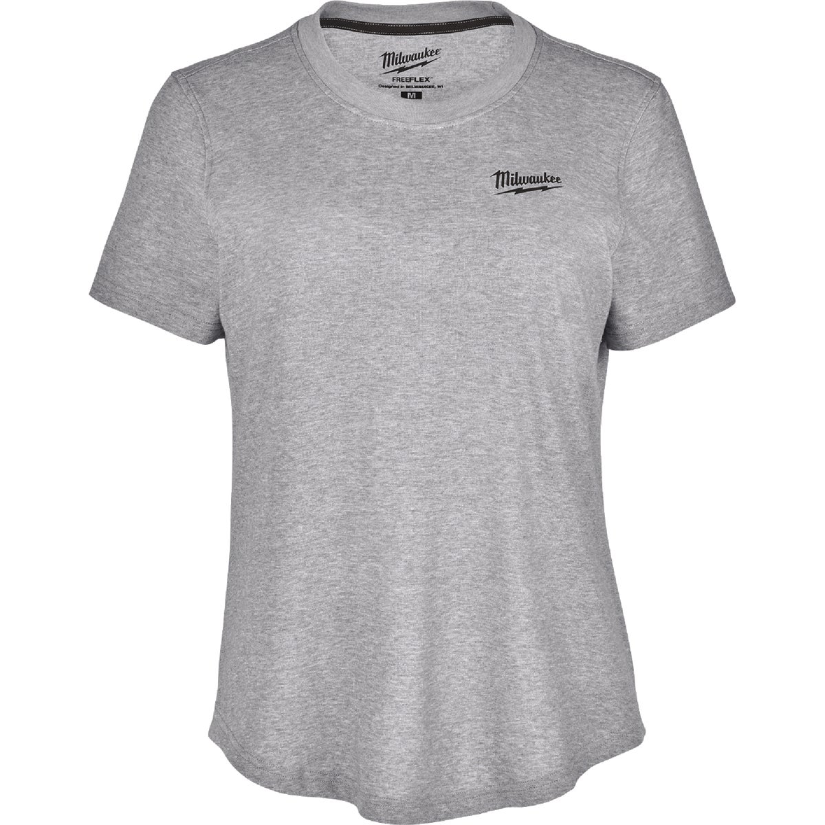 Milwaukee FREEFLEX Women's XS Gray Short Sleeve Hybrid T-Shirt