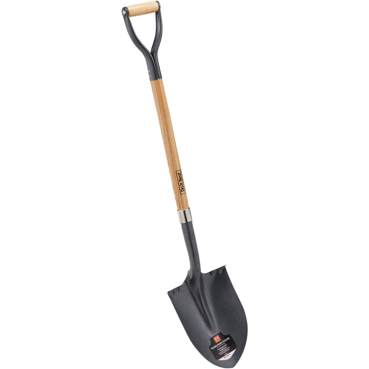 Do it Best Wood D-Handle Round Point Shovel