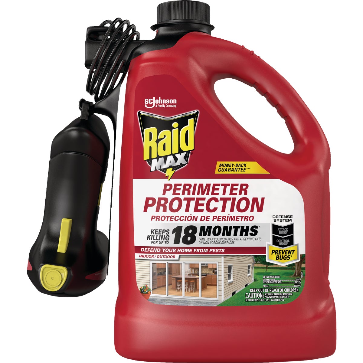 Raid Max Perimeter Protection 1 Gal. Ready To Use Trigger Spray Insect Killer