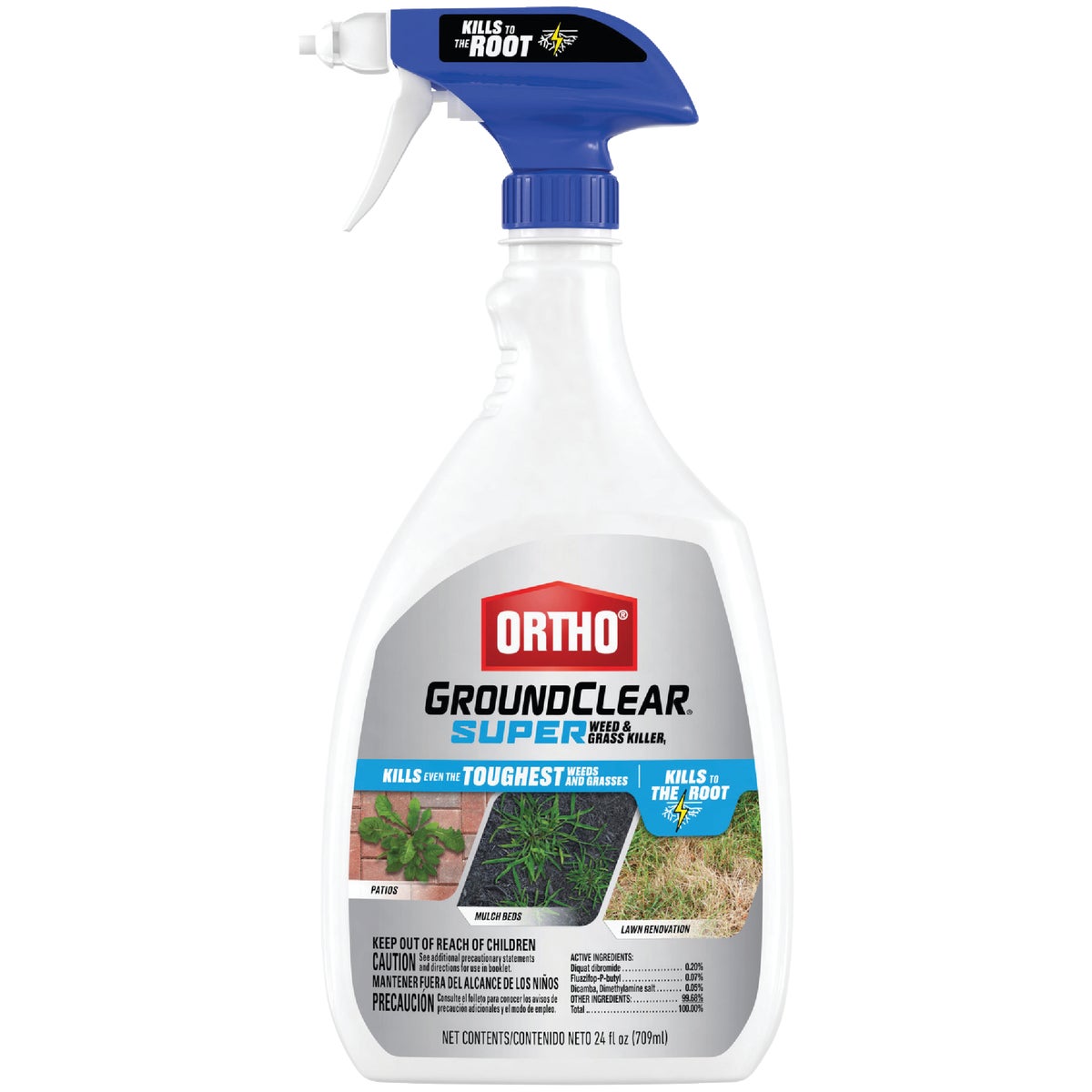 Ortho GroundClear Super 24 Oz. Trigger Spray Weed & Grass Killer