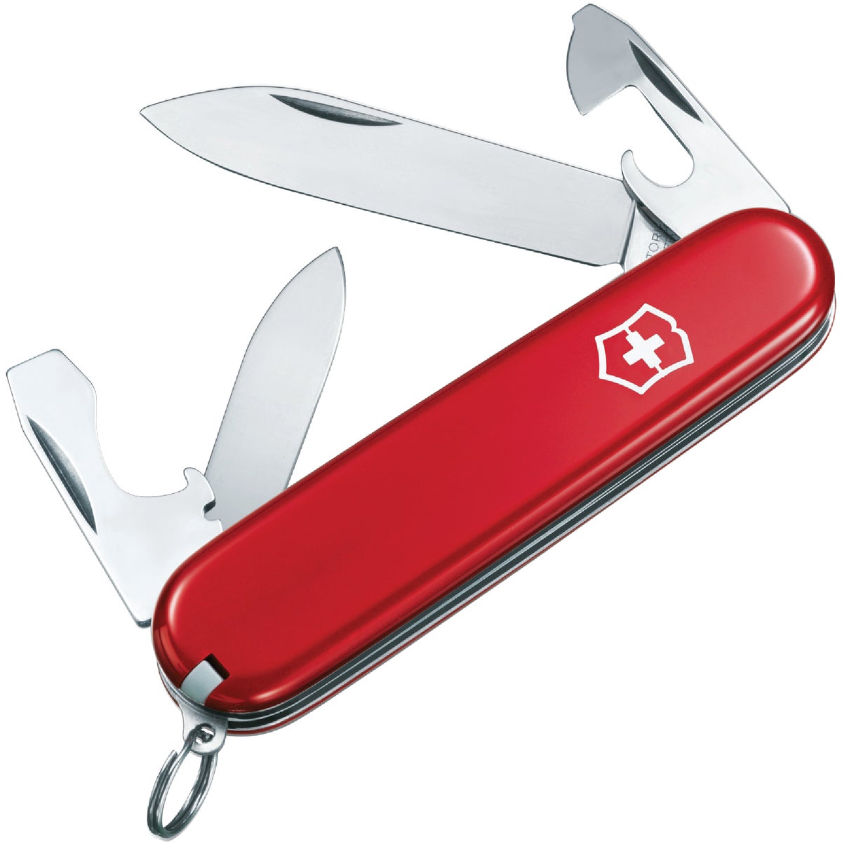 Victorinox Recruit 10-Function 3.3 In. Red Swiss Army Knife