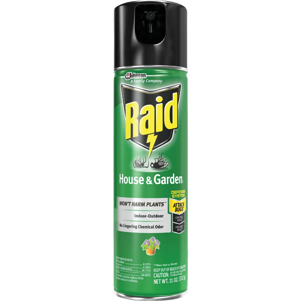 Raid 11 Oz. Aerosol Spray House & Garden Insect Killer