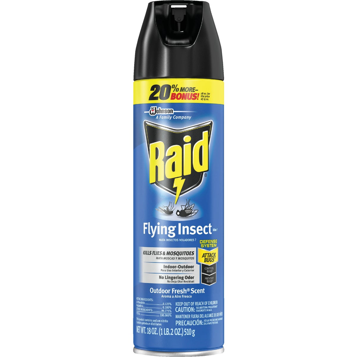 Raid 18 Oz. Aerosol Spray Flying Insect Killer