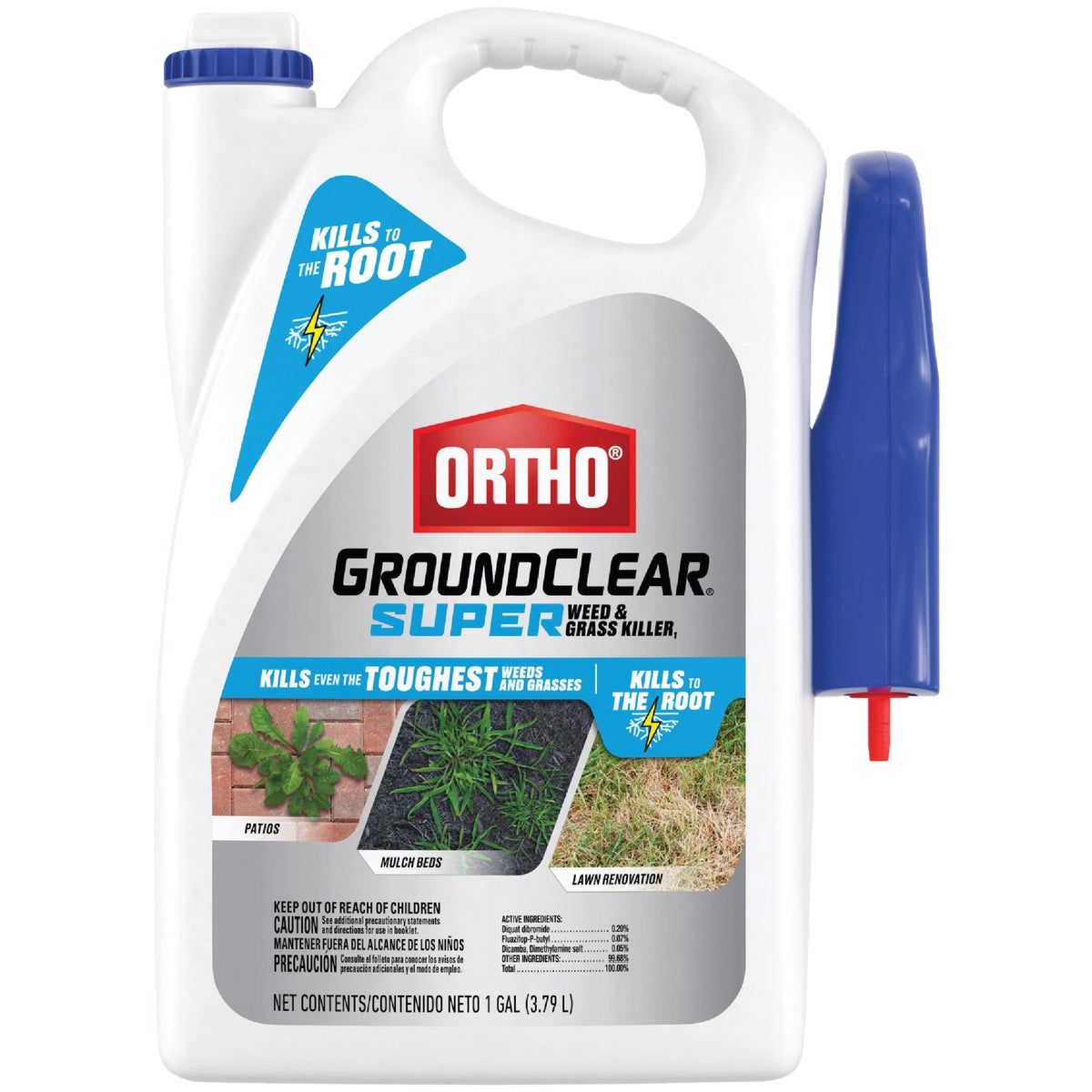 Ortho GroundClear Super 1 Gal. Trigger Spray Weed & Grass Killer