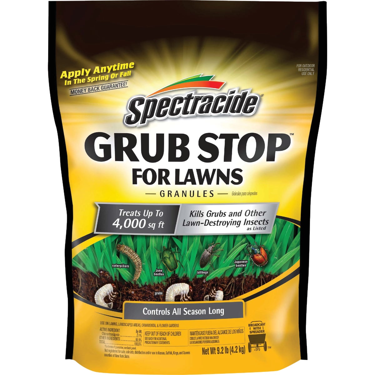 Spectracide Grub Stop for Lawns 9.2 Lb. Granules Grub Killer