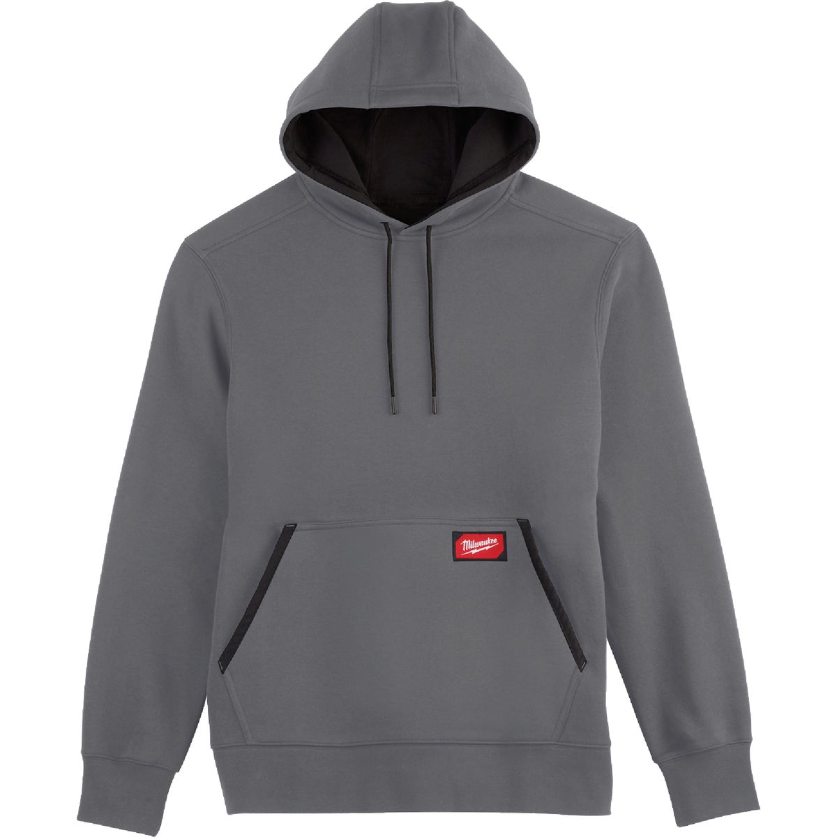 Milwaukee Medium Gray Midweight Pullover Hooded Sweatshirt