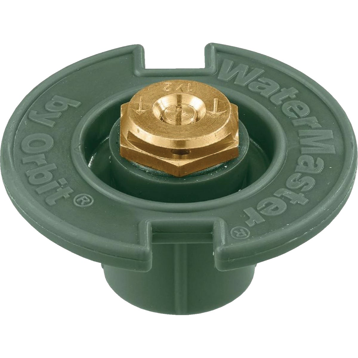 Orbit Flush Head Sprinkler with 15 Ft. Half Pattern Brass Nozzle
