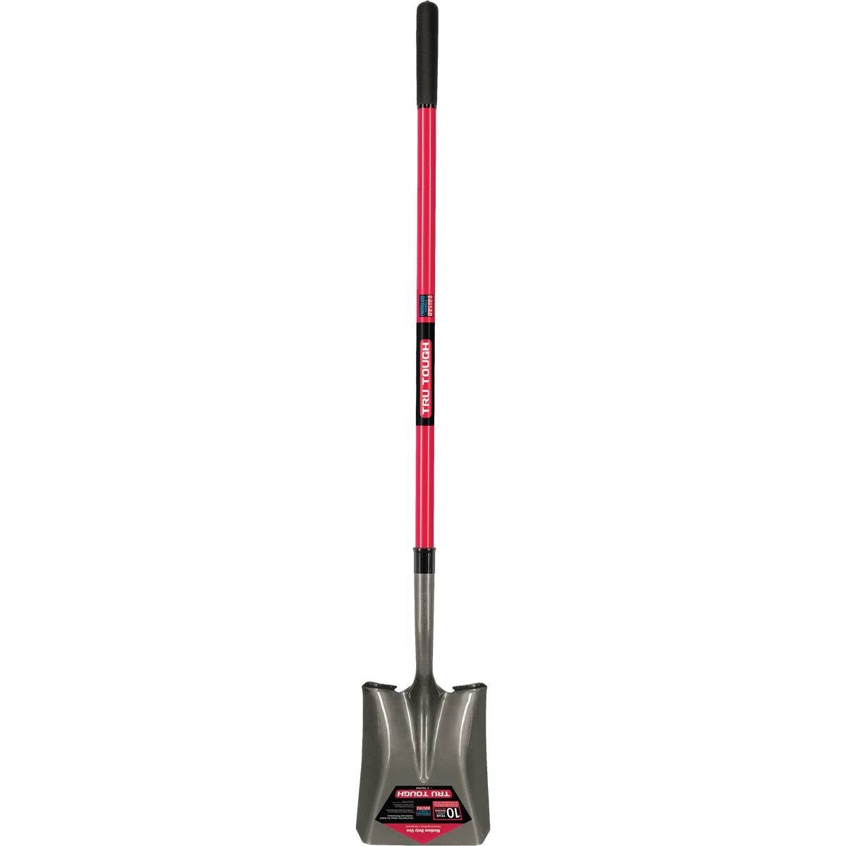 Tru Tough Fiberglass Handle Square Point Shovel