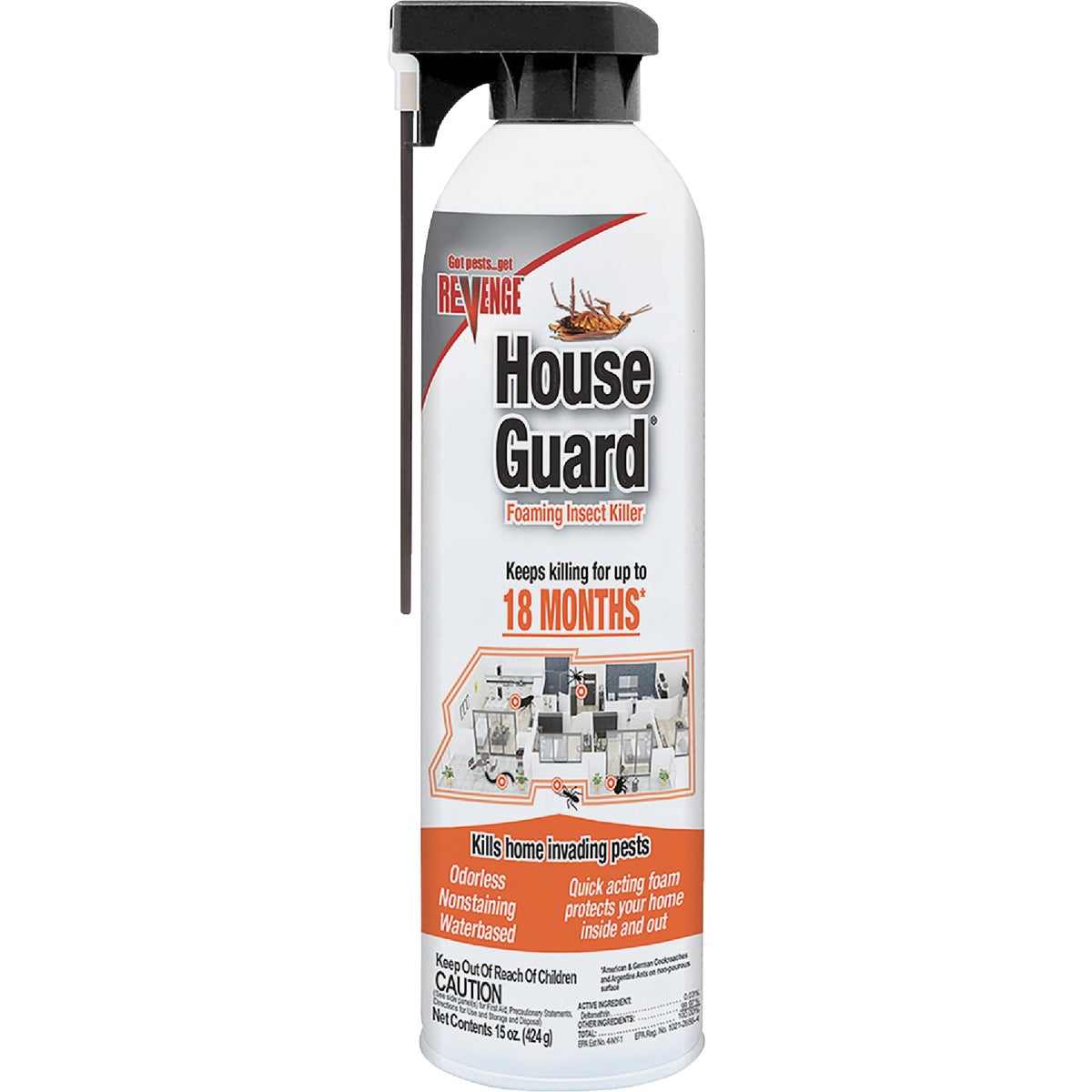 REVENGE House Guard 15 Oz. Ready To Use Foaming Insect Killer