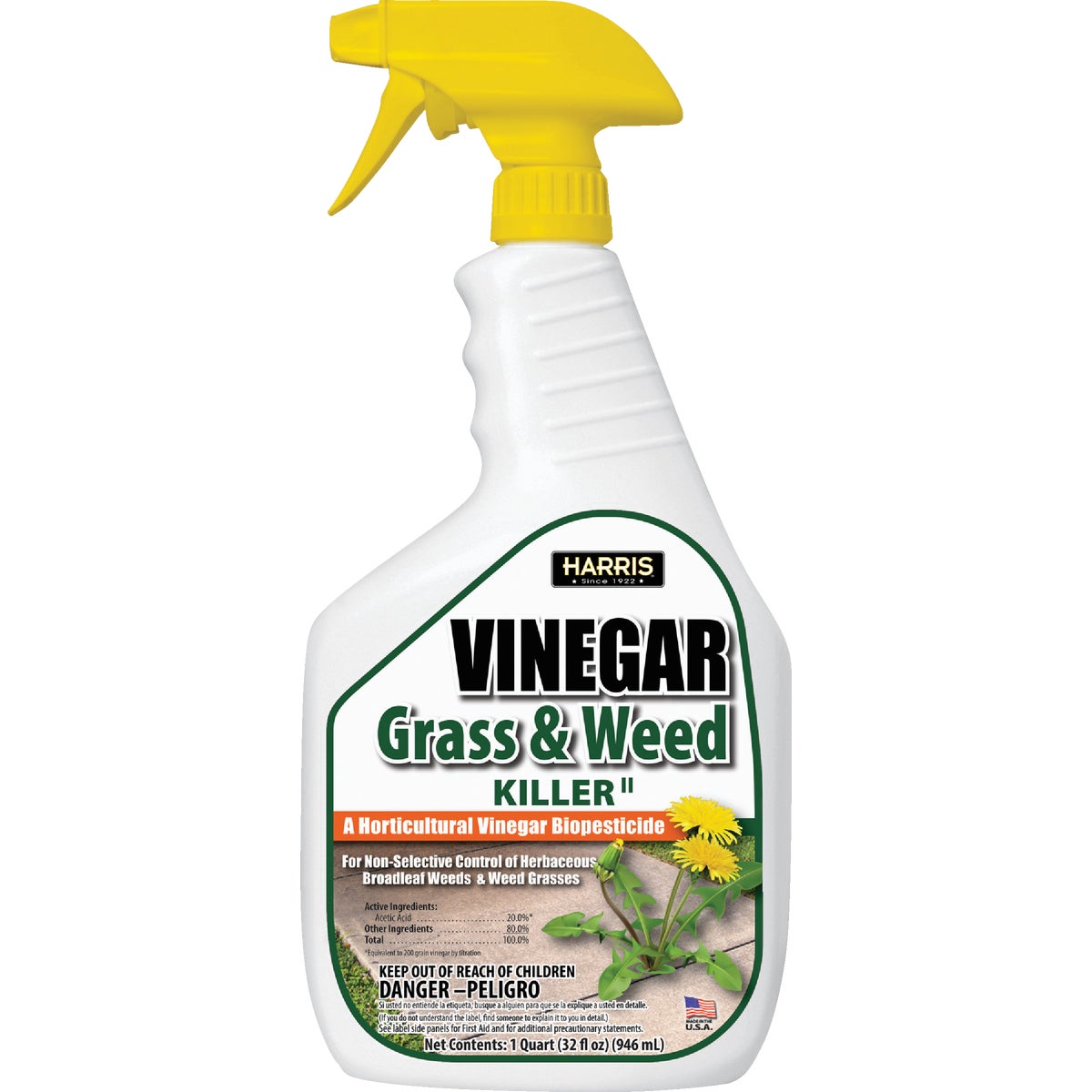 Harris 32 Oz. Ready To Use Trigger Spray   Vinegar Weed Killer