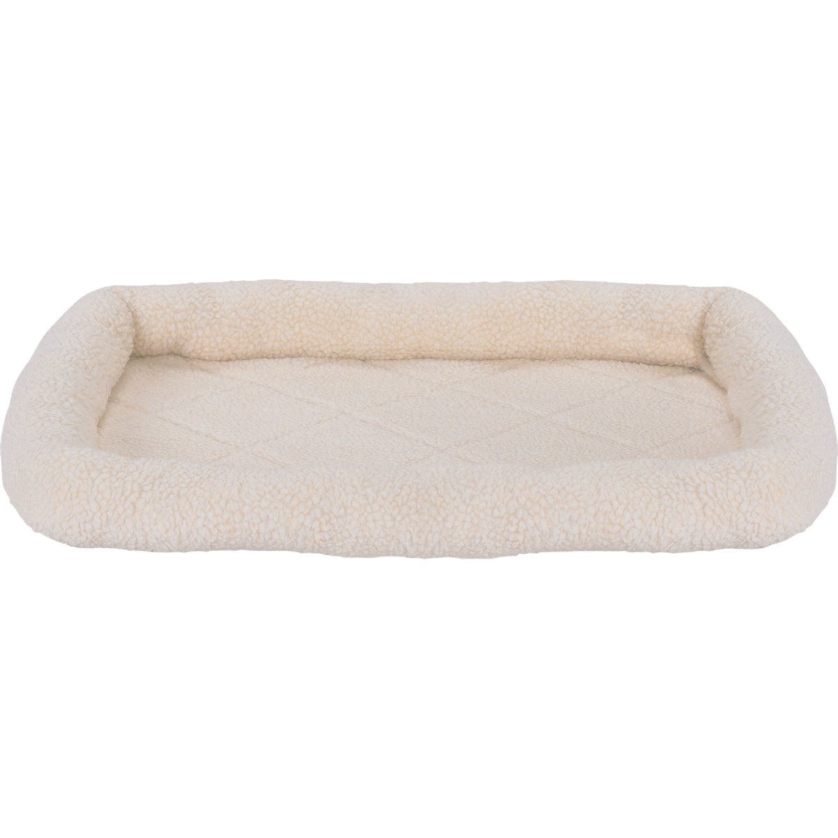 FurHaven Small Faux Lambswool Crate Bolster