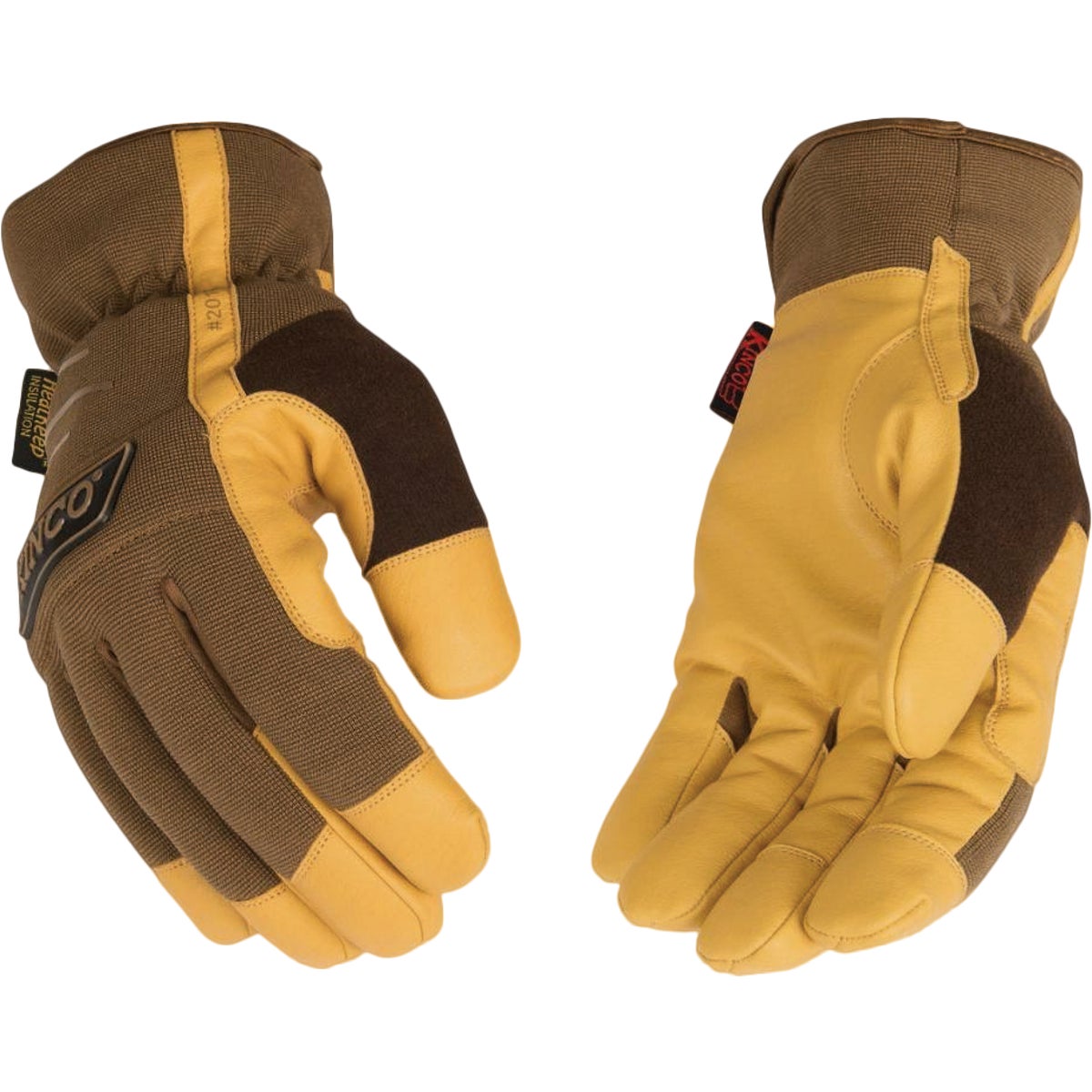 KincoPro MiraG2 Men's XL Grain Faux Leather Thermal Lined Winter Work Glove