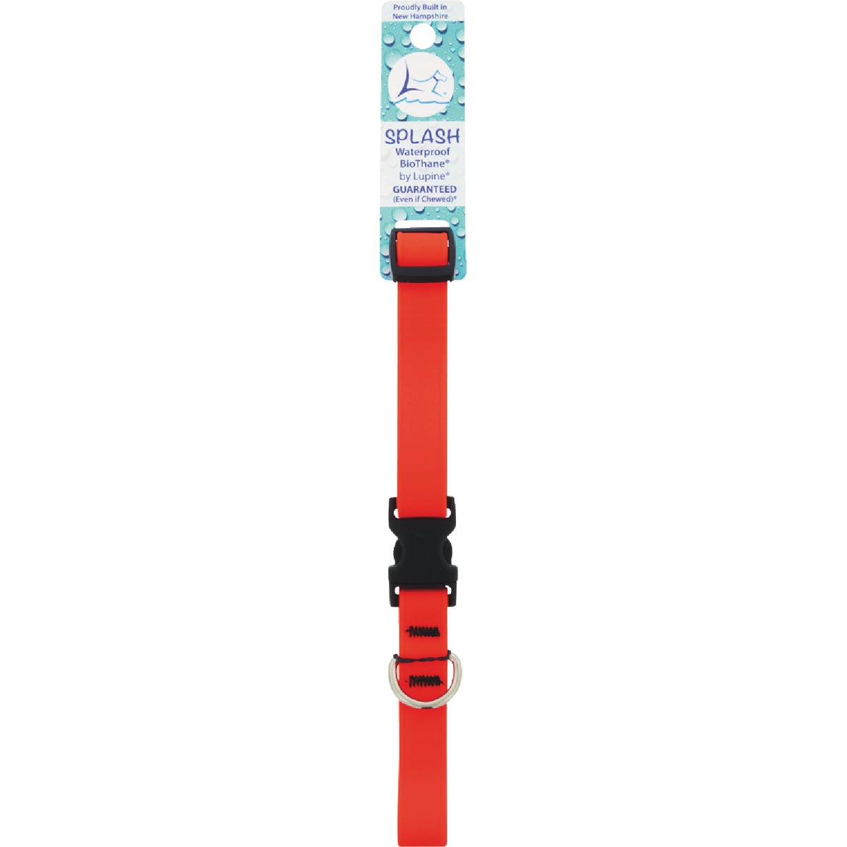 Lupine 3/4 In. Neon Orange 13 to 22 In. Adjustable Collar