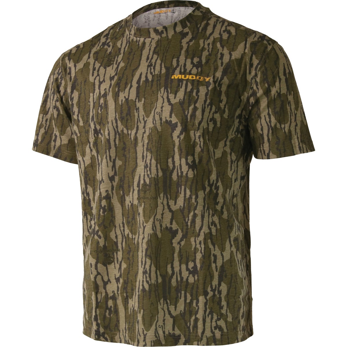 Muddy MTX Men's 2XL Mossy Oak Bottomland Short Sleeve Cotton Shirt