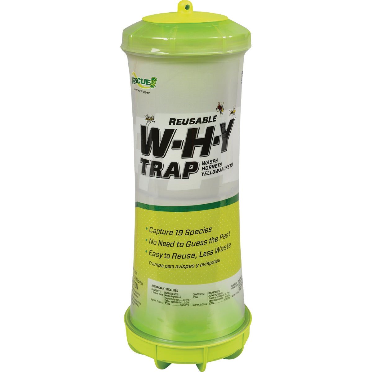 Rescue WHY Wasp, Hornet, & Yellow Jacket Trap