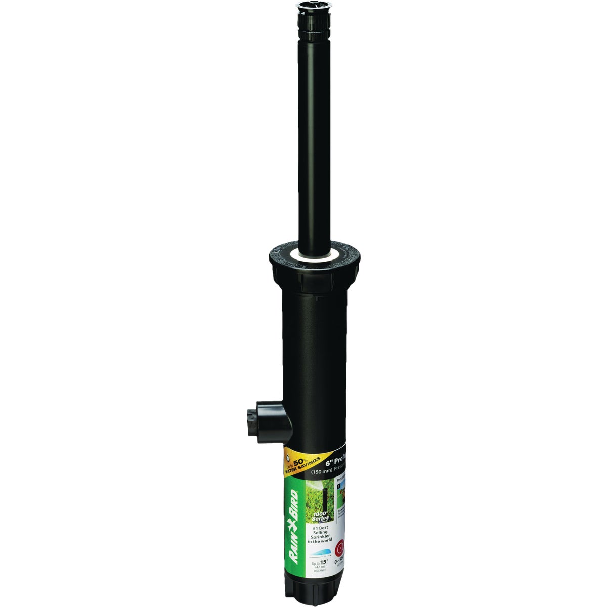 Rain Bird 1800 Series 6 In. Pressure Regulating Seal-a-Matic 15 Ft. Adjustable Pop-Up Head Sprinkler