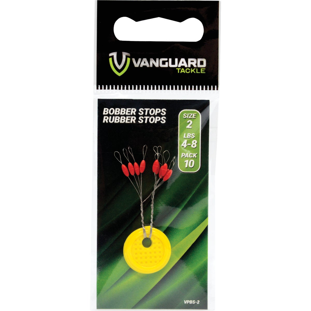Vanguard Size 2 4 to 8 Lb. Rubber Bobber Stops (10-Pack)