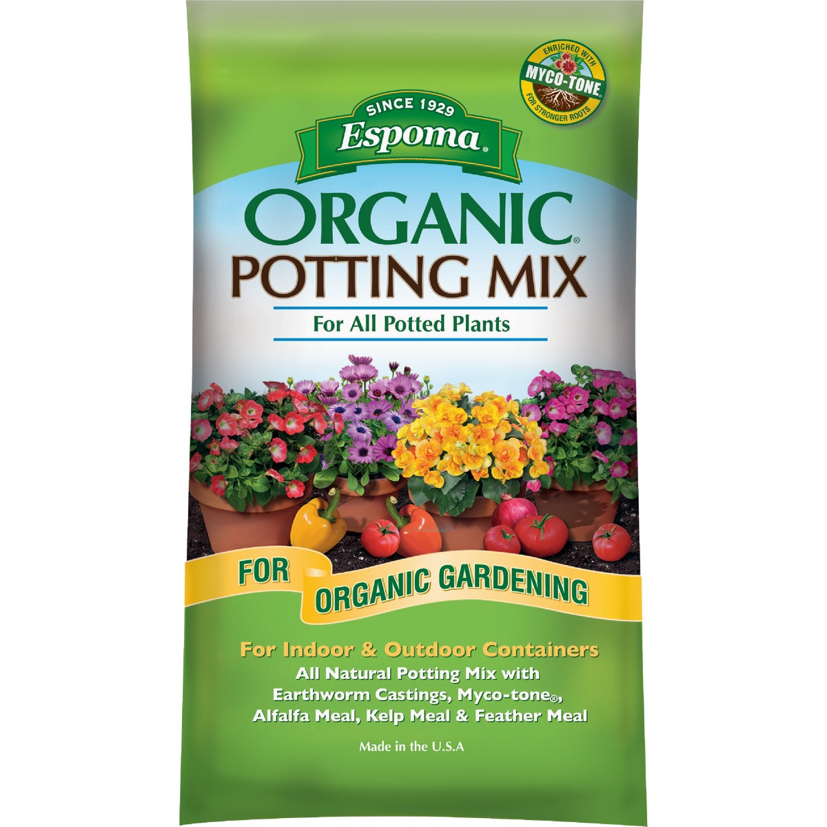 Espoma Organic 16 Qt. Premium Potting Mix