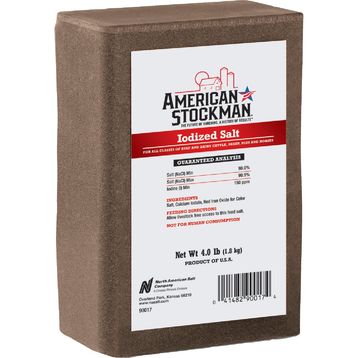 American Stockman Iodized Salt Block