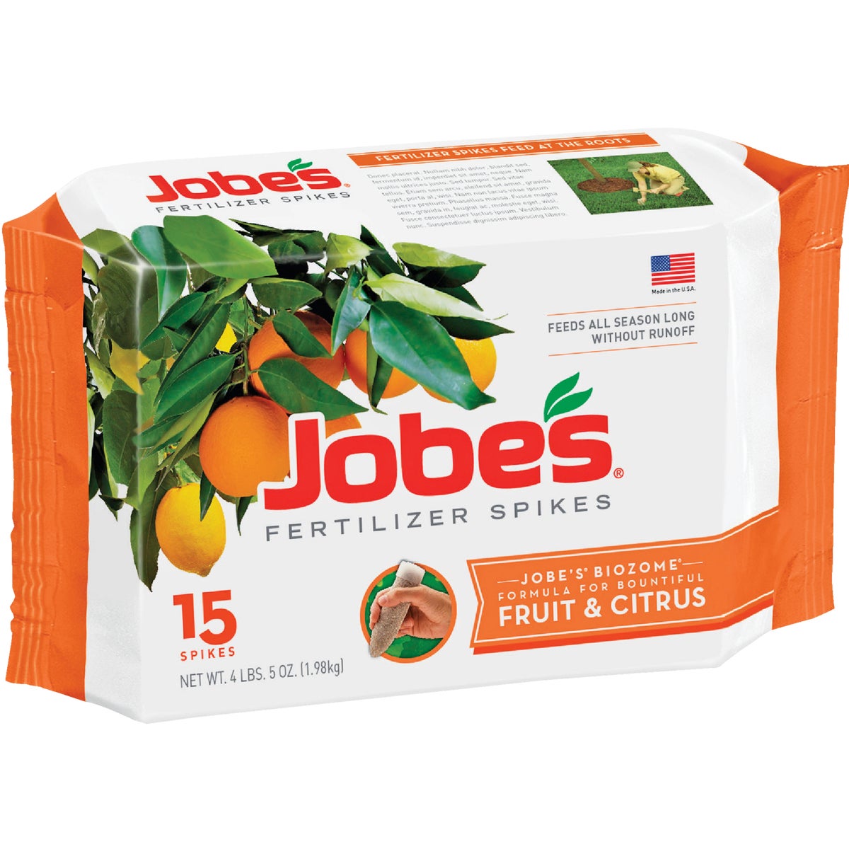 Jobe’s Fruit & Citrus Tree Fertilizer Spikes