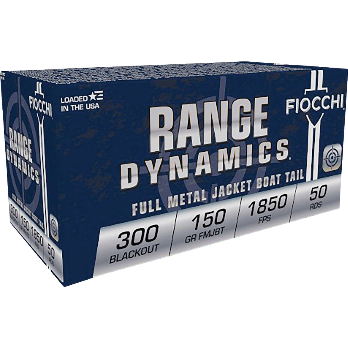 Fiocchi .300 Blackout 150 Grain FMJBT Centerfire Ammunition Cartridges