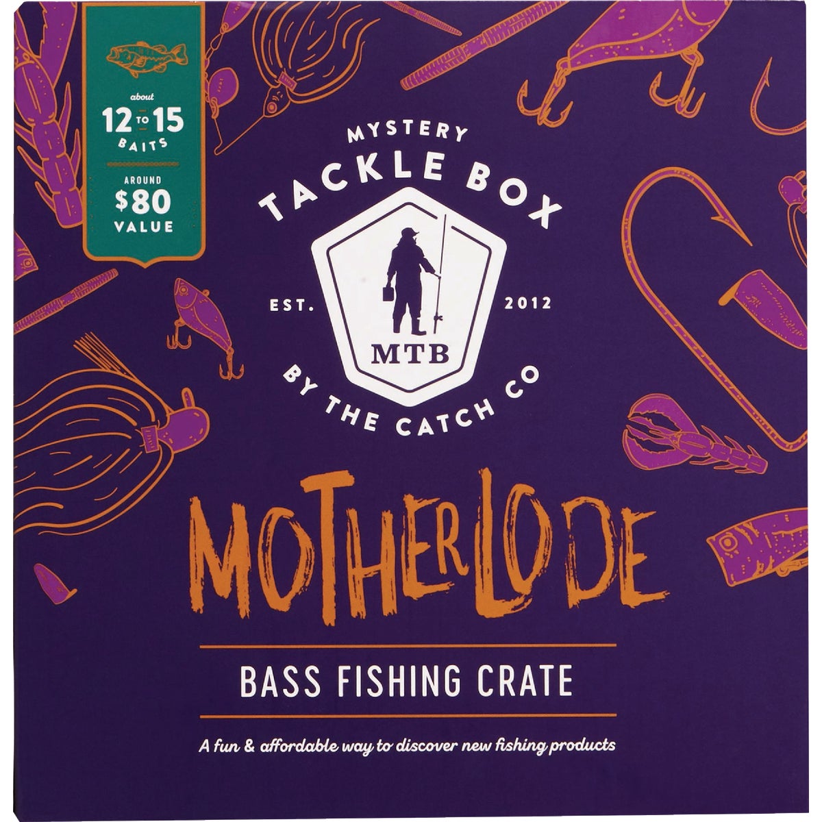 Mystery Tackle Box Bass Motherlode Fishing Kit