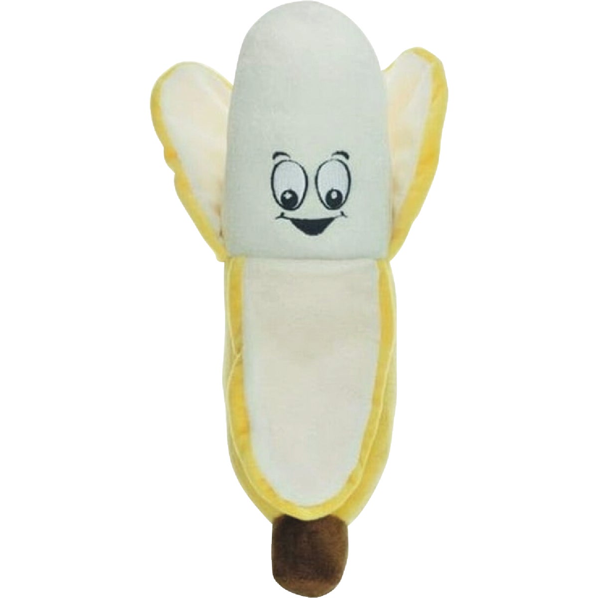 Boss Pet Chomper Food Junkeez Plush Banana Small Dog Toy