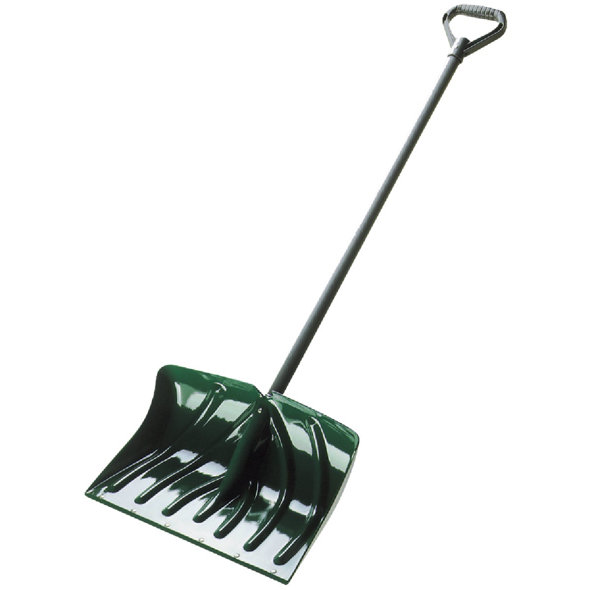 Suncast Steel Core Curved Snow Shovel & Pusher With Steel Wear Strip