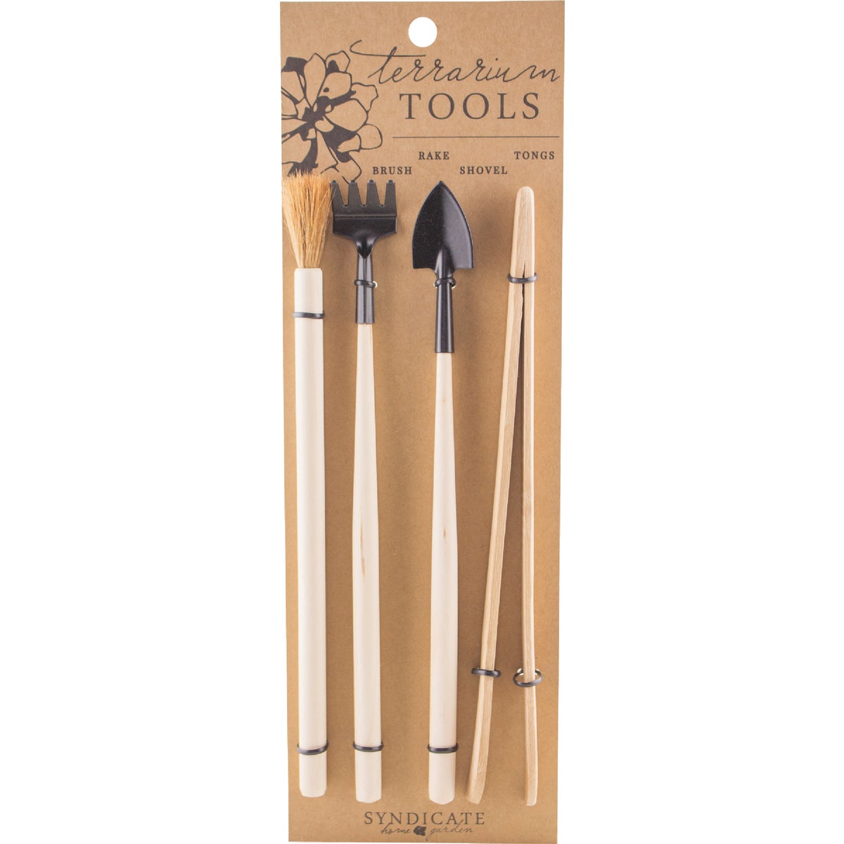 Syndicate Home and Garden Terrarium Tool Kit (4-Piece)