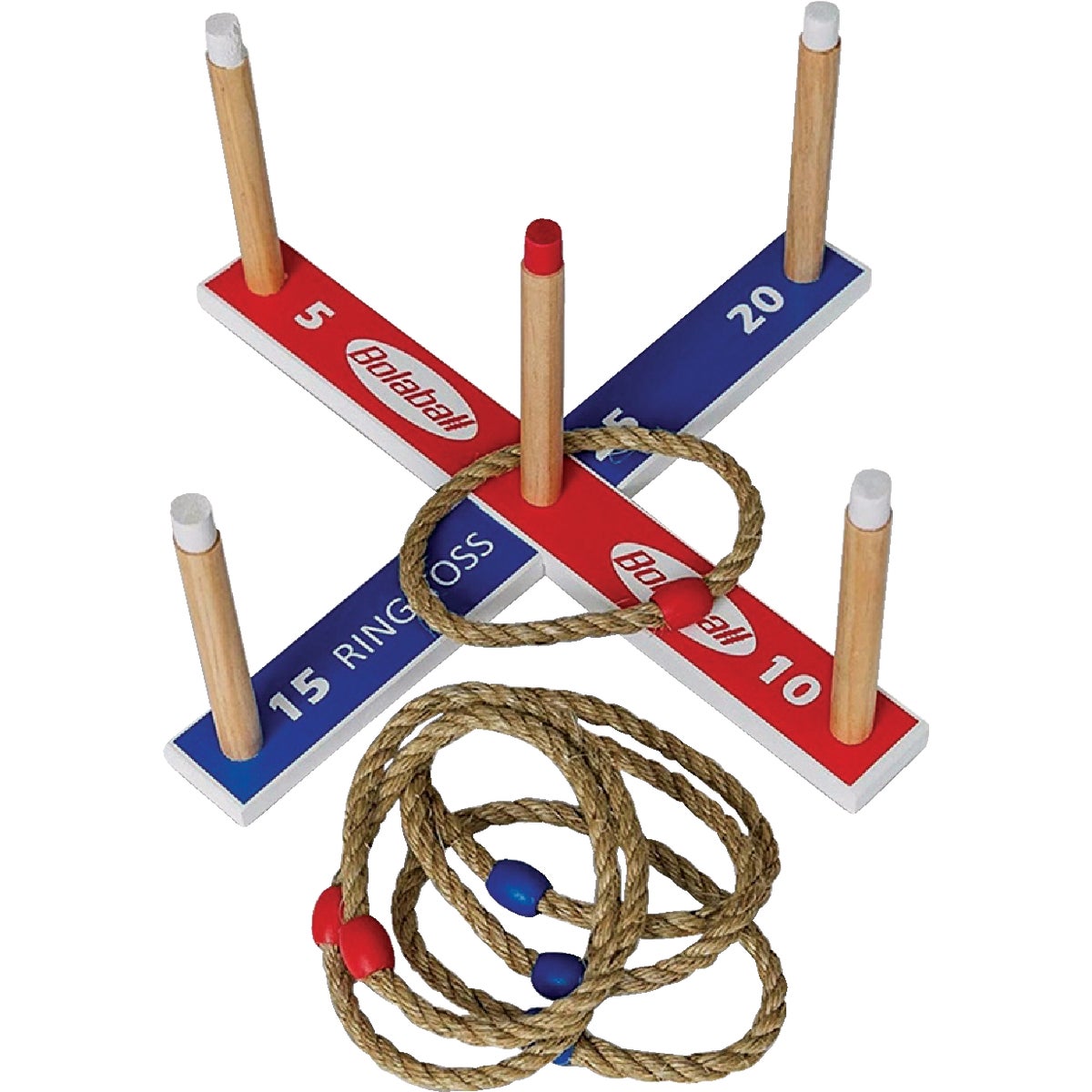 Ergode Bolaball Wooden Ring Toss Game