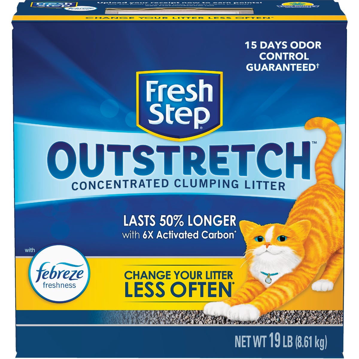Fresh Step Outstretch 19 Lb. Concentrated Clumping Cat Litter
