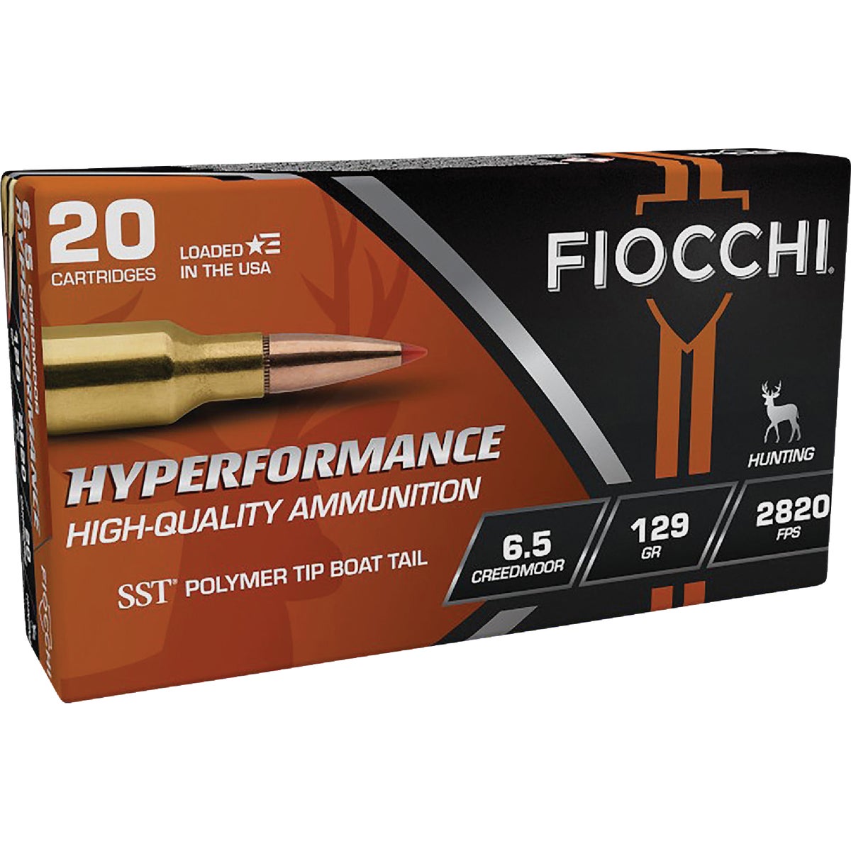 Fiocchi 6.5 Creedmoor 120 Grain SST Centerfire Ammunition Cartridges