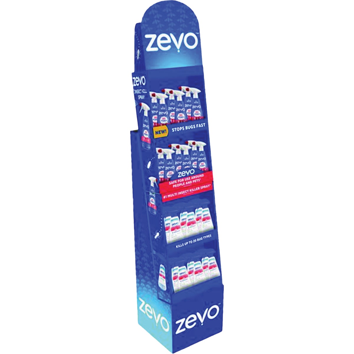 Zevo Ant/Roach/Fly Killer Floor Display