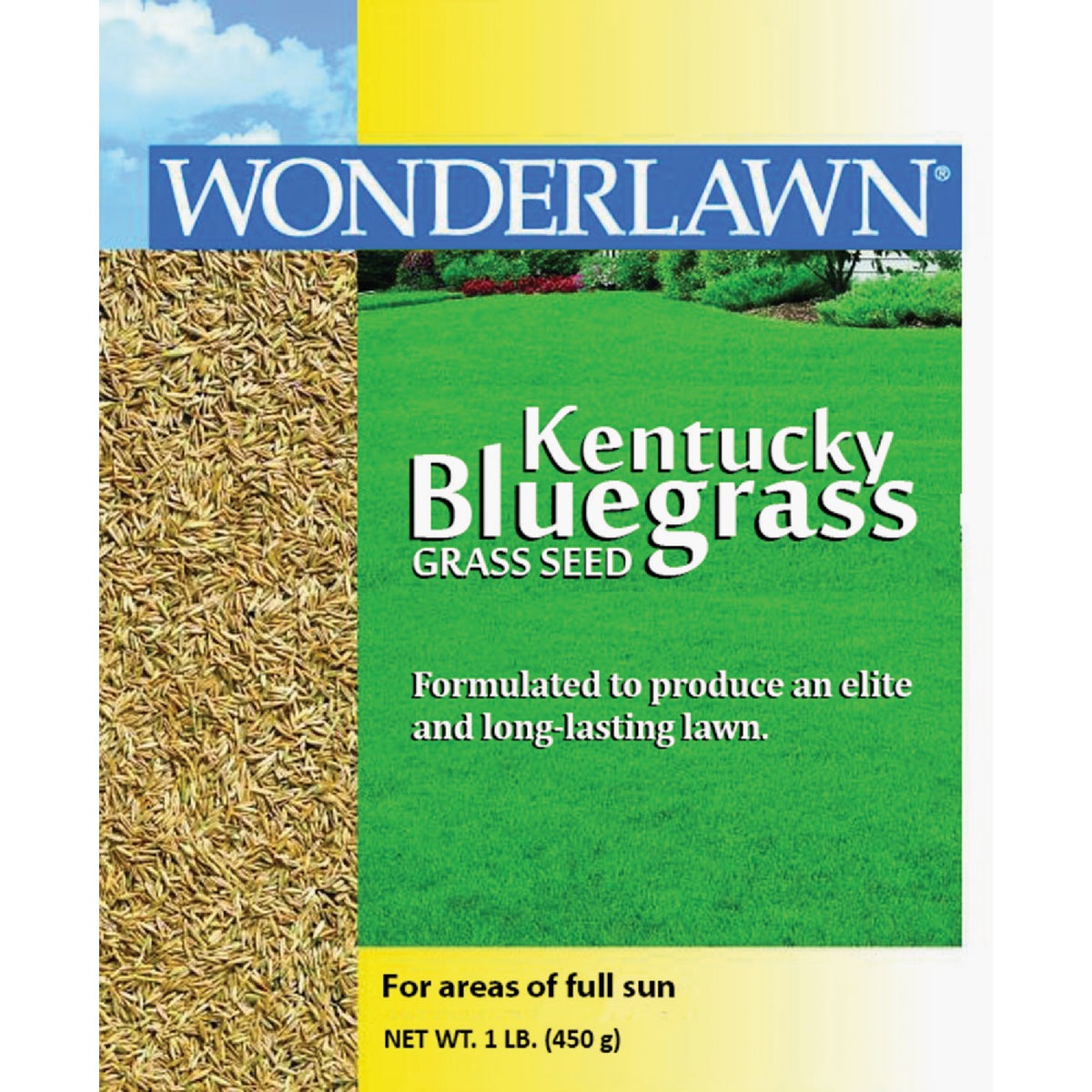 Wonderlawn 1 Lb. 500 Sq. Ft. Coverage Kentucky Bluegrass Grass Seed
