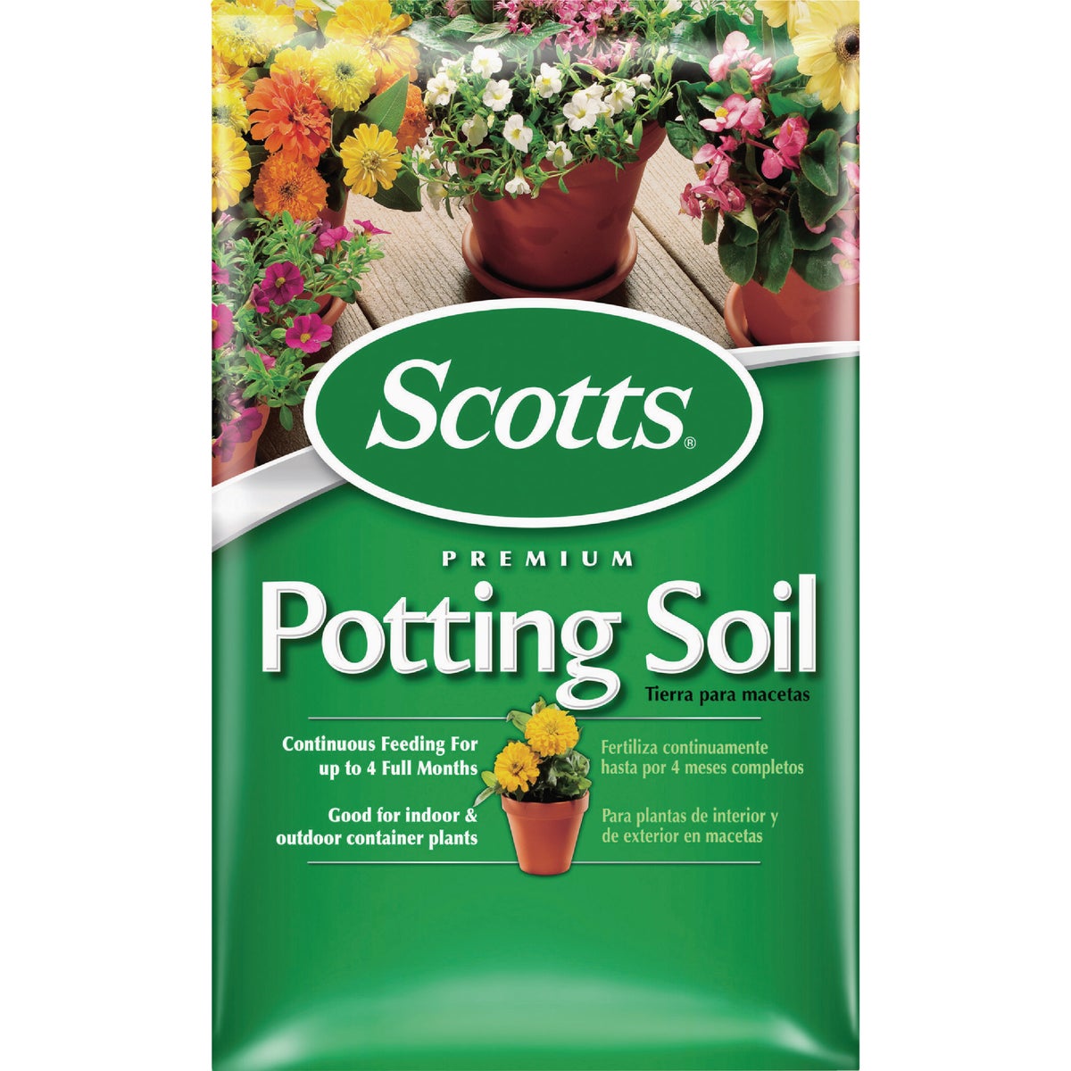 Scotts 1 Cu. Ft. Premium Potting Soil with Fertilizer