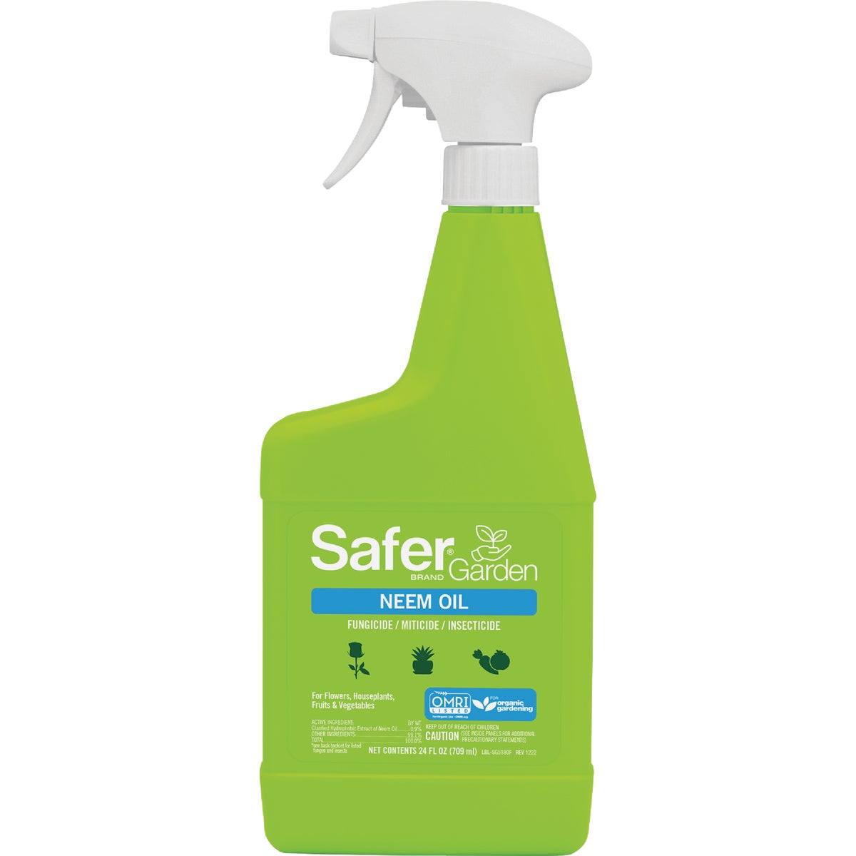 Safer Garden 24 Oz. Ready To Use 3-in-1 Neem Oil Trigger Spray