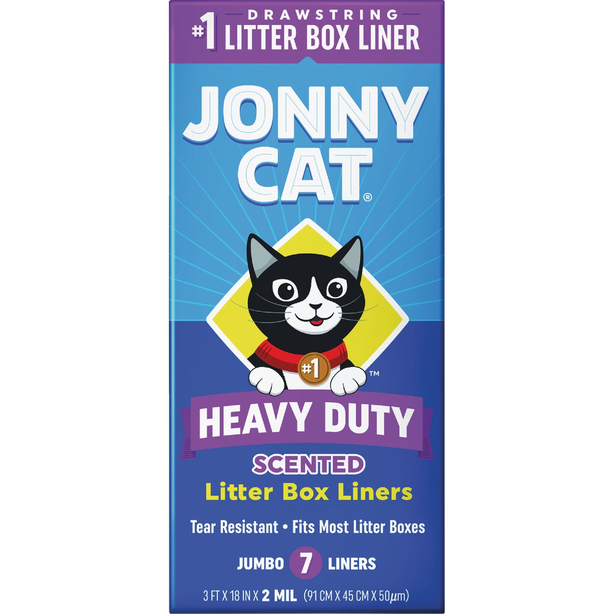 Jonny Cat Disposable Jumbo Litter Box Liner (7-Pack)