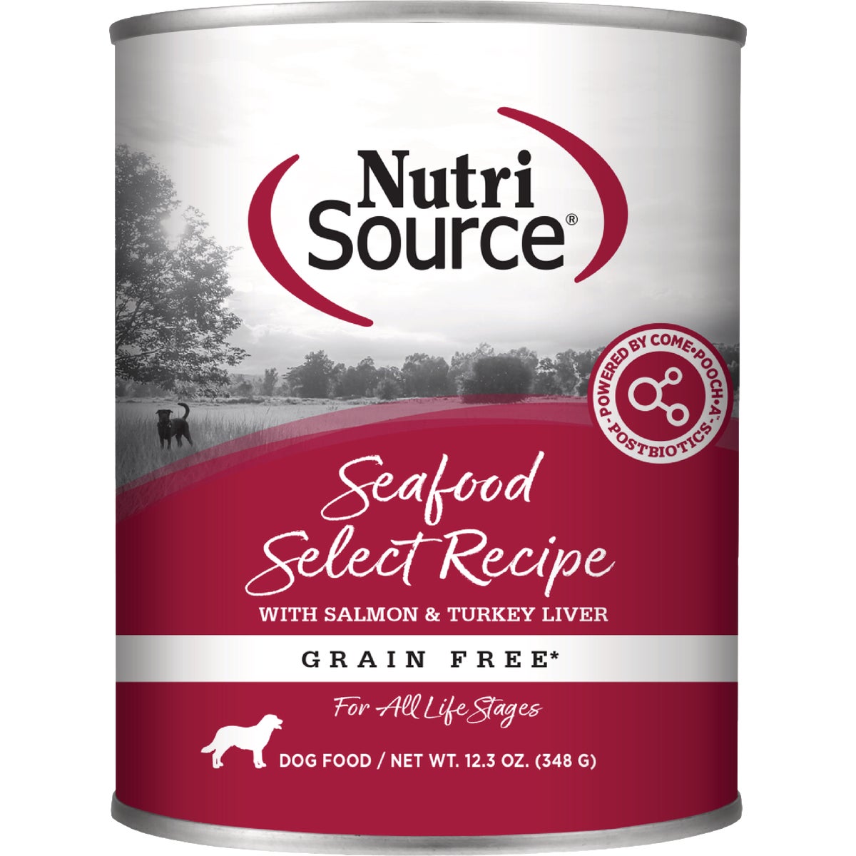 NutriSource 12.3 Oz. Seafood Select Recipe Grain Free Wet Dog Food