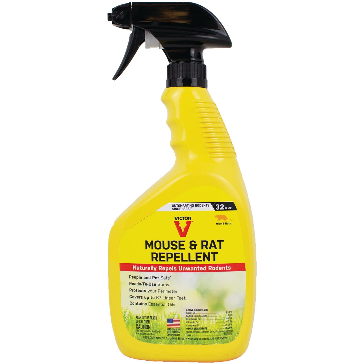 Victor 32 Oz. Ready To Use Trigger Spray Rat & Mouse Repellent