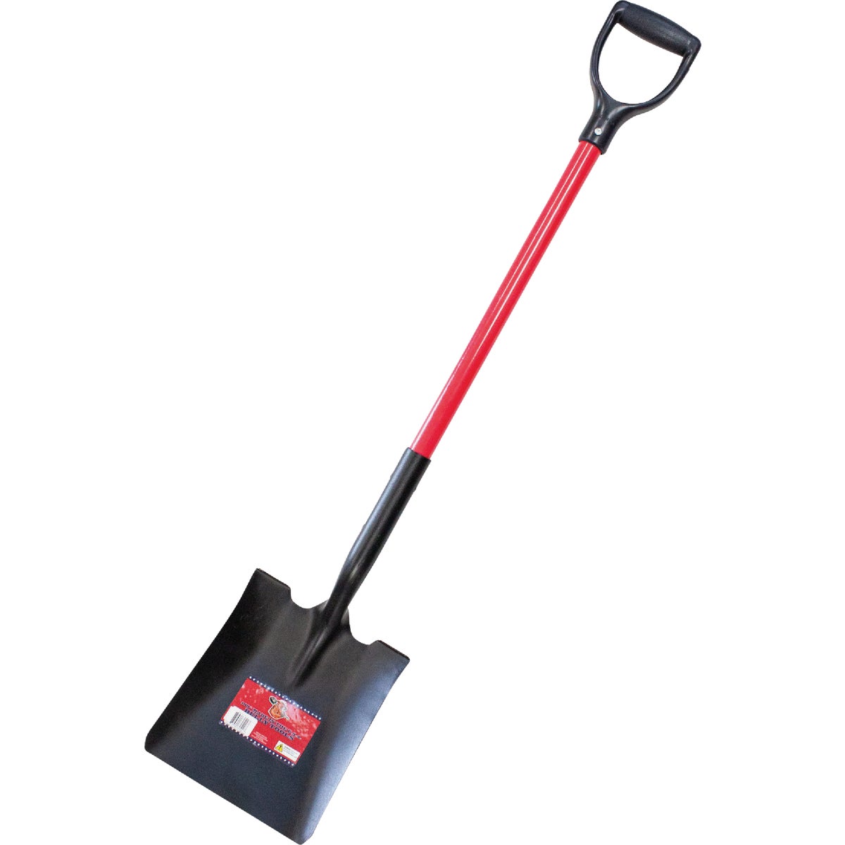 Bully Tools Open Back Fiberglass Square Shovel