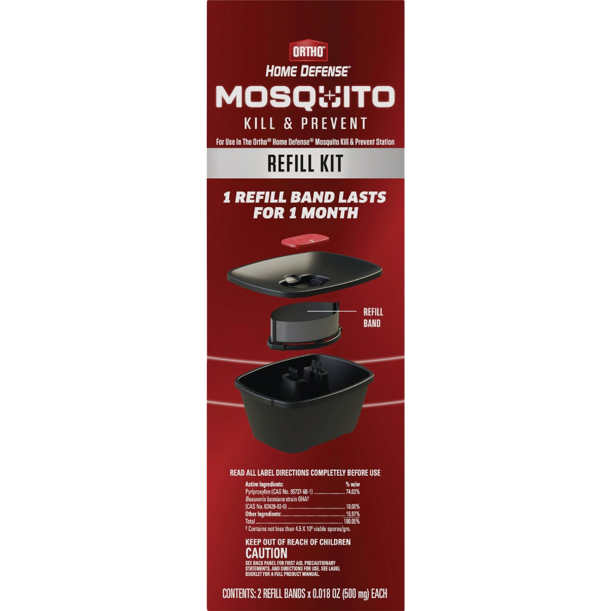 Ortho Home Defense Mosquito Kill & Prevent Refill Bands (2-Pack)