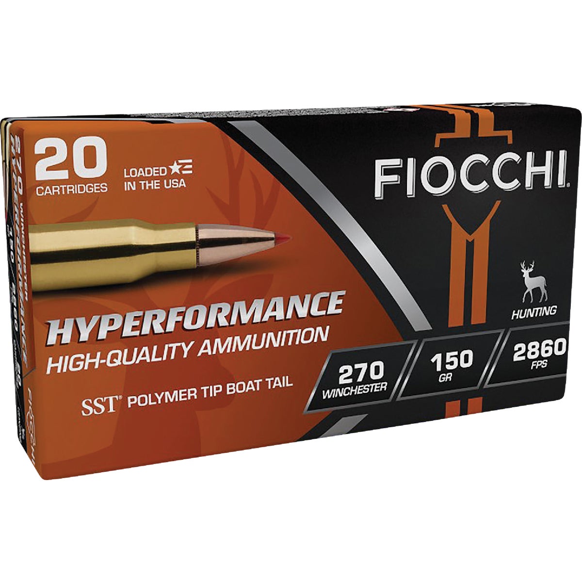 Fiocchi .270 Win 150 Grain SST Centerfire Ammunition Cartridges