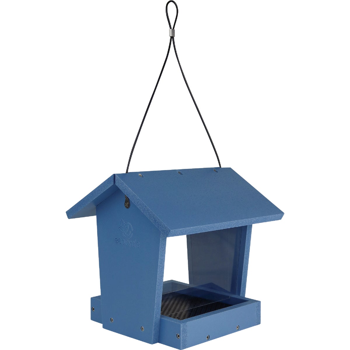 EcoCycle Bird Banquet 2.15 Qt. Recycled Plastic Hopper Bird Feeder